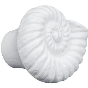 SOFFEE DESIGN Resin White Beach Conch Cabinet Knobs